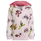 Adidas mickey mouse printed pink hoodie (Winter)