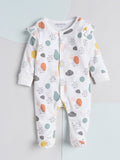 Juinors abstract frill sleepsuit