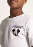 Juniors mickey printed white tshirt (Summer)