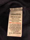 Junior solid turtle neck(blue) T-shirt with long sleeves (Winter)
