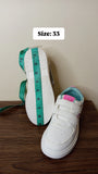 R&B minnie mouse printed white shoes