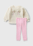 Matalan Bunny Sherpa Shirt & Pyjama Set (Set Of 2) (Winter)