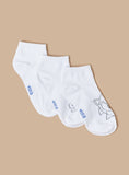 Sonic white & black socks (pack of 3)