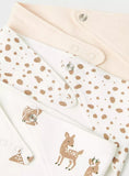 Juniors deer textured bandana bib (set of 3)