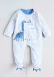 Juniors baby dino applique sleepsuit