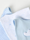 Juniors blue cloud bib