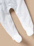 Giggles flower chickenkari white formal sleepsuit