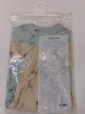 Juniors all over dino printed zipped sleepsuits (set of 2)