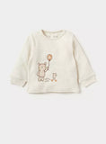Juniors light bear & balloon printed shirt & pyjama set (set of 2)