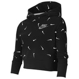 Nike Black All Over Printed Hoodie (Winter)