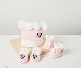 Disney Minnie Mouse heavy fleece Cap, mittens & booties (set of 3)