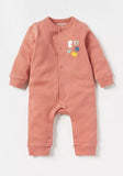 Juniors geometrical printed sleepsuit & romper set (set of 2)