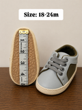 Juniors grey colorblock infant shoes
