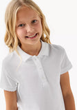 Juniors white polo tshirt (Summer)