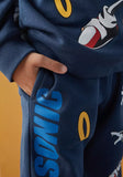 Sonic blue shirt & jog pants (set of 2) (winter)
