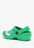 Aqua green crocodile crocs