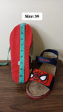 Spiderman embossed boys sandals