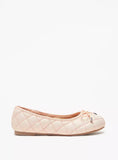 Little Missy Quilted Glitter Ballerinas