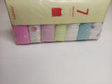 Juniors Different colours printed Girls vest (Pack of 7)