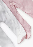 Juniors pink magical sleepsuits (set of 2)
