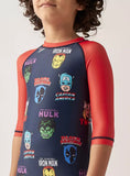 Marvel printed swimsuit