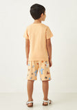Juniors orange dino printed tshirt (Summer)