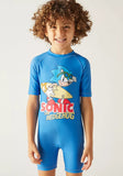 Juniors fish printed swimsuit