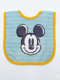 Disney Mickey blue stripes bib(waterproof)