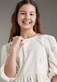 Max white embroidered frock (Winter)