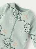 Juniors big roar lion zipped sleepsuit