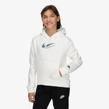 Nike Solid White Fleece Lined Hoodie (Winter)