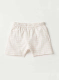 Juniors checkered shirt & shorts set (set of 2)