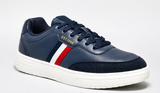 R&B navy colorblock men's shoes