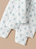 Giggles All Over Blue Bear Printed Shirt & Pyjama Set (Set Of 2)