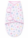 Hudson baby all over floral print swaddle wrap ( pack of 3 )