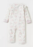 Juniors minnie mouse pastel printed sleepsuit