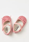 Giggles polka dot infant shoes