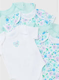 Matalan floral print bodysuits (pack of 5)