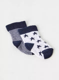 Juniors stars & striped ankle socks (pack of 2)