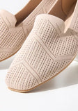Max beige textured loafers