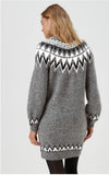 Matalan grey pattern knitted long sweatshirt (Winter)