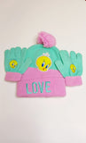 Looney Tunes Cap with set of gloves