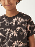 Juniors dino skeleton printed tshirt (Summer)