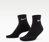 Nike black textured ankle socks