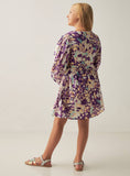 Juniors all over abstract printed frock