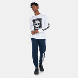 Timberland men's white Fullsleeves tshirt