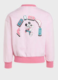 Adidas mickey pink button down pullover (Winter)