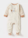 Juniors Bear Love Cookies Embroidered Sleepsuit