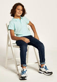 Juniors sky blue boys polo tshirt (Summer)