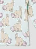 Juniors all over rabbit printed shirt & pyjama set (set of 2)